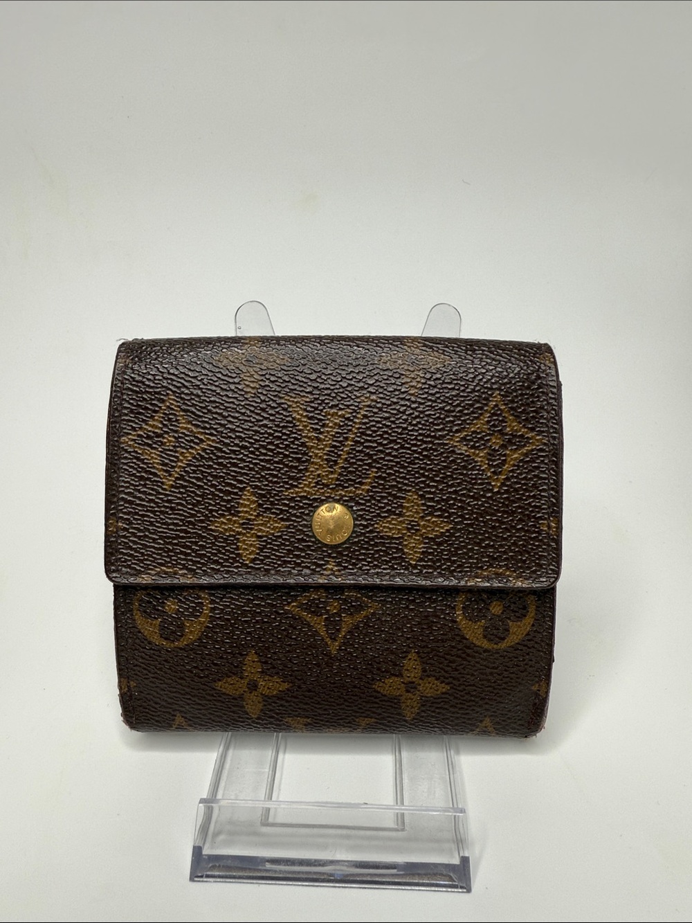 Louis Vuitton Elise Brown Monogram Wallet Tri-Fold | Unisex | Pre-Owned |